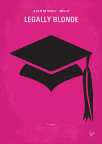 No301 My Legally Blonde minimal movie poster von chungkong