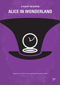 No140 My Alice in Wonderland minimal movie poster von chungkong