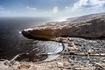 Aussicht auf Strand und Küste in infrarot von flylens