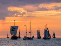 Segelschiffe auf der Hanse Sail by Rico Ködder