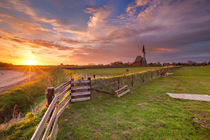 Church of Den Hoorn on Texel island in The Netherlands von Sara Winter