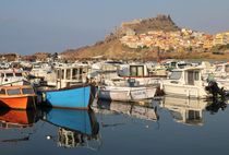 Im Hafen von Castelsardo by Bruno Schmidiger