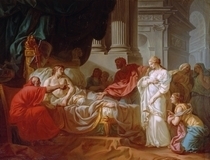 Antiochus und Stratonice von Jacques Louis David