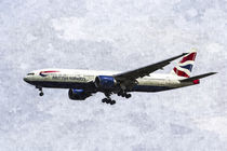 British Airways Boeing 777 Art by David Pyatt