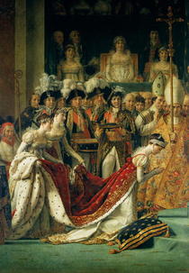 Die Weihe des Kaisers Napoleon und die Krönung der Kaiserin Jose von Jacques Louis David