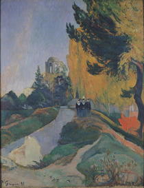 Die Alyscamps, Arles von Paul Gauguin