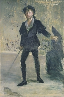 Jean-Baptiste Faure in der Oper "Hamlet" von Ambroise Thomas von Edouard Manet