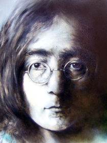 Portrait Malerei - John Lennon_Musiker von Geert Bordich