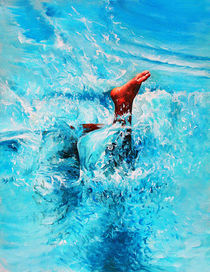 Menschen Malerei - Another Splash by Geert Bordich