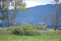 Voralpenlandschaft mit Kloster Benediktbeuren... by loewenherz-artwork