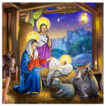 Nativity religious Christmas von arthousedesign