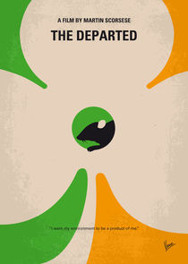 No506 My The Departed minimal movie poster von chungkong