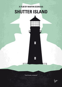 No513 My Shutter Island minimal movie poster von chungkong