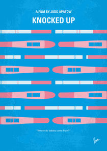 No521 My Knocked Up minimal movie poster von chungkong