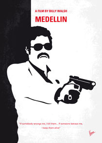 No526 My MEDELLIN minimal movie poster by chungkong