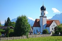 Dorfkirche St. Jakob in Wallgau... 2 von loewenherz-artwork