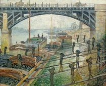 Die Bergarbeiter by Claude Monet