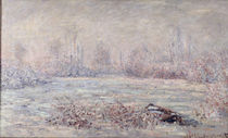 Frost bei Vétheuil von Claude Monet