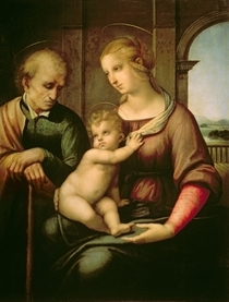 Die Heilige Familie by Raffaello Sanzio of Urbino