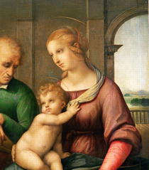 Die Heilige Familie by Raffaello Sanzio of Urbino