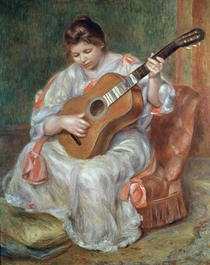 Der Gitarrenspieler by Pierre-Auguste Renoir