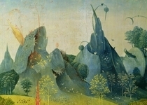 The Garden of Eden, detail from the right panel of The Garden of von Hieronymus Bosch