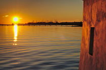 Sunset and old watermill by Angelo DeVal