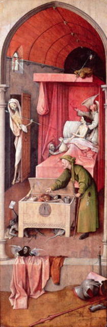 Death and the Miser von Hieronymus Bosch