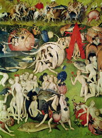 The Garden of Earthly Delights: Allegory of Luxury, detail of th by Hieronymus Bosch