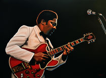 B. B. King painting by Paul Meijering