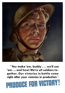 Produce For Victory -- World War Two von warishellstore