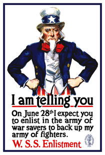 Uncle Sam -- I Am Telling You von warishellstore