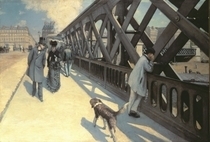 Le Pont de L`Europe by Gustave Caillebotte