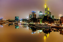 Frankfurt am Main bei Nacht von Sandro Mischuda