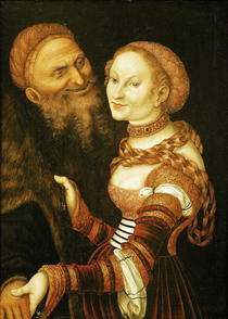 The Courtesan and the Old Man von Lucas Cranach the Elder