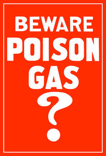 Beware Poison Gas? World War 1 Poster by warishellstore