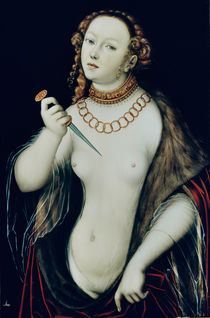 The Suicide of Lucretia von Lucas Cranach the Elder