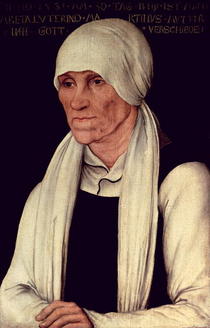 Margarethe Luther  by Lucas Cranach the Elder