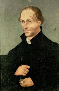 Portrait of Philipp Melanchthon  by Lucas Cranach the Elder
