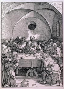 The Last Supper from the `Great Passion` series by Albrecht Dürer