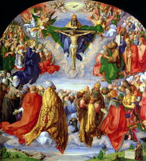 The Landauer Altarpiece, All Saints Day von Albrecht Dürer