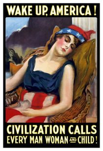 Wake Up America! Civilization Calls - WWI by warishellstore