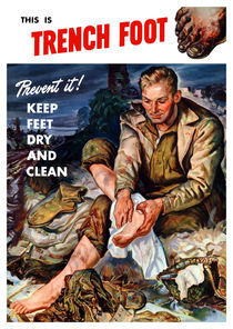 This Is Trench Foot -- Prevent It! von warishellstore