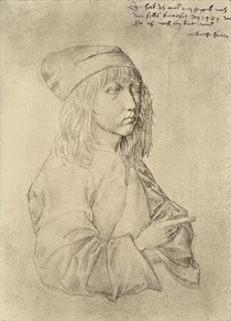 Self portrait at the age of thirteen von Albrecht Dürer