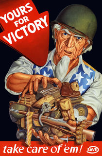 Yours For Victory, take care of 'em - WWII Propaganda von warishellstore