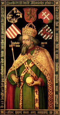 Emperor Sigismund, Holy Roman Emperor, King of Hungary and Bohem by Albrecht Dürer