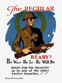 Enlist For The Infantry -- WWI by warishellstore
