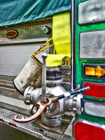 Fire Fighters - Fire Bucket and Yellow Fire Hose by Susan Savad