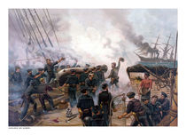 Battle Between Kearsarge And Alabama -- Civil War  von warishellstore