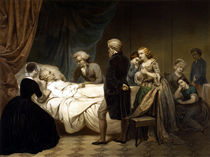 George Washington On His Deathbed von warishellstore